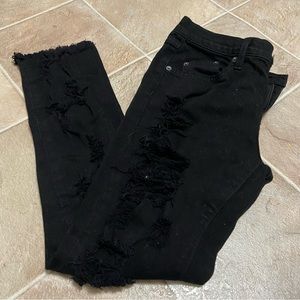 Black sz. 27 CARMAR Ripped Jeans